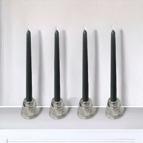 Tapered Dinner Candles Anthracite