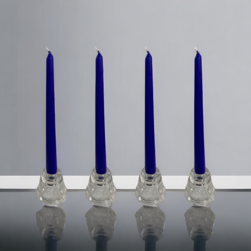 Tapered Dinner Candles Royal Blue