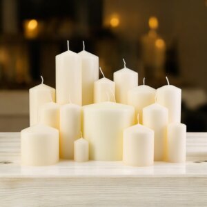 Ivory Pillar Candles