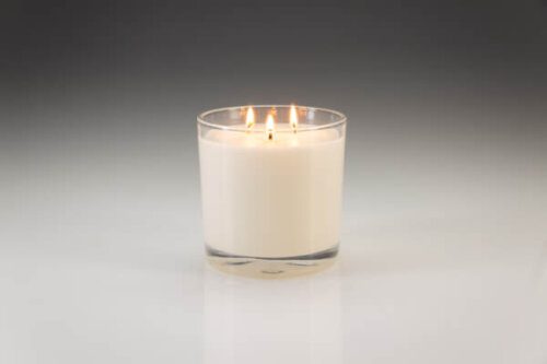 Large Three Wick Vanilla Scented Candle