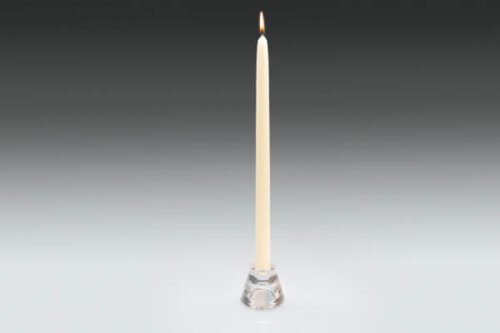 15" Dinner Candles Ivory