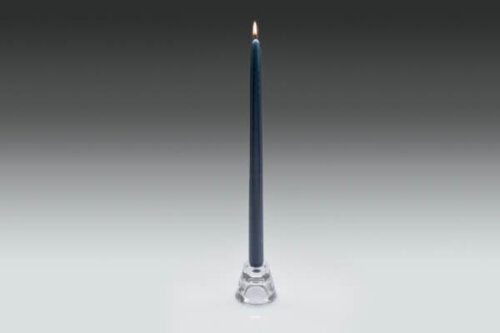 15" Dinner Candles Ocean Blue