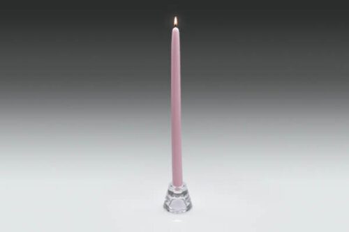 15" Dinner Candles Rose Blush