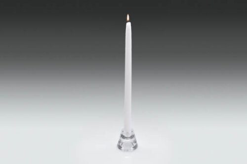 15" Dinner Candle White