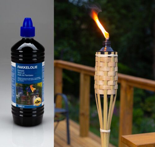 Outdoor Lamp Oil Bamboo Torch