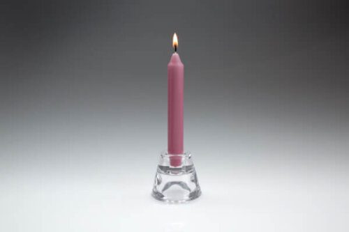 Mini Dinner Candle Rose Blush