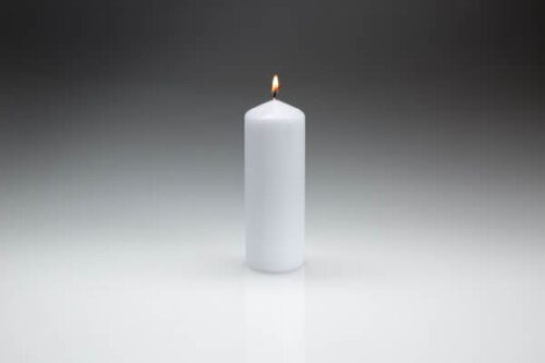 60mm x 165mm White Pillar Candles