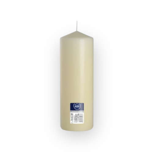 80mm x 250mm Pillar Candle Ivory