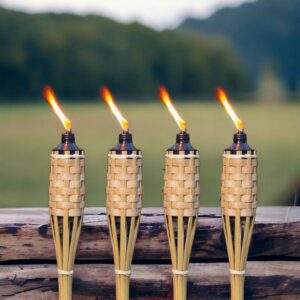 Outdoor & Citronella Candles, Bamboo Torches