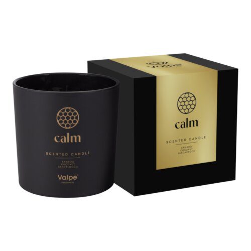 Bamboo, Coconut & Sandalwood Scented Candle - Calm