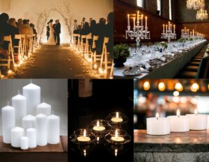 Candles for Weddings and Events