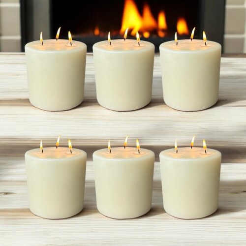 150mm x 150mm Three Wick Candle Set 6